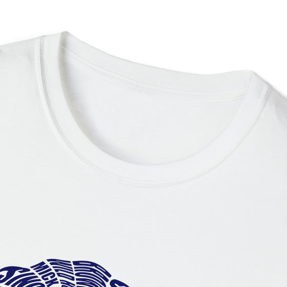 Mick Jagger Music Stones | Unisex Soft Style Tee T-Shirt  | Calligram Word Design