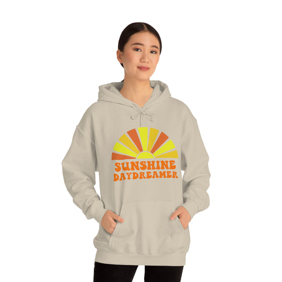Chill Stitch – Sunshine Day Dreamer - Unisex Hooded Hoodie Sweatshirt – Embrace Your Vibe