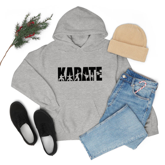 Chill Stitch – Karate Sport - Unisex Hooded Hoodie Sweatshirt – Embrace Your Vibe