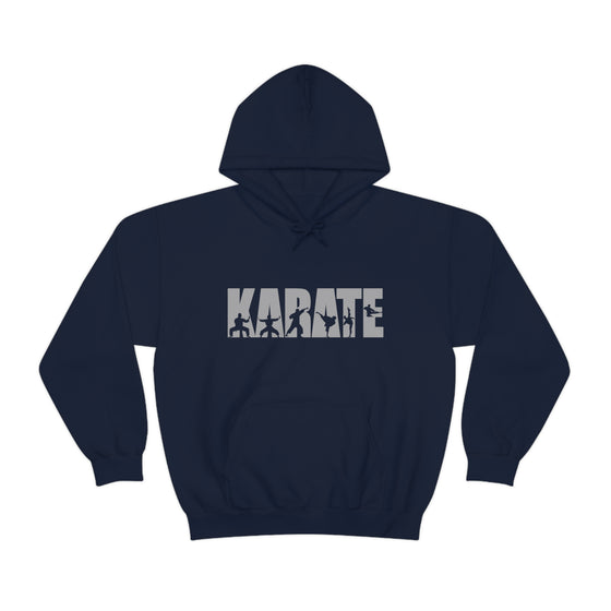 Chill Stitch – Karate Sport - Unisex Hooded Hoodie Sweatshirt – Embrace Your Vibe