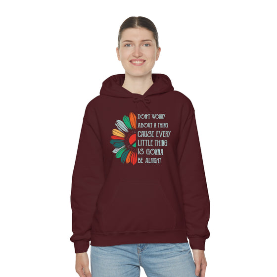 Don’t Worry About a Thing Sweatshirt | Unisex Hooded Hoodie Sweatshirt