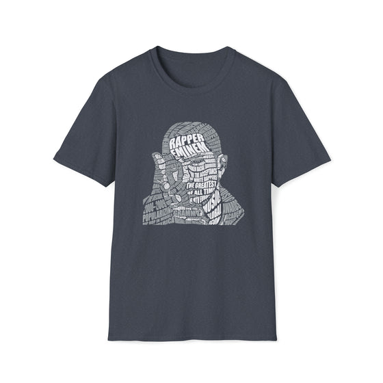 Eminem | Unisex Soft Style Tee T-Shirt | Embrace Your Vibe | Calligram Word Design