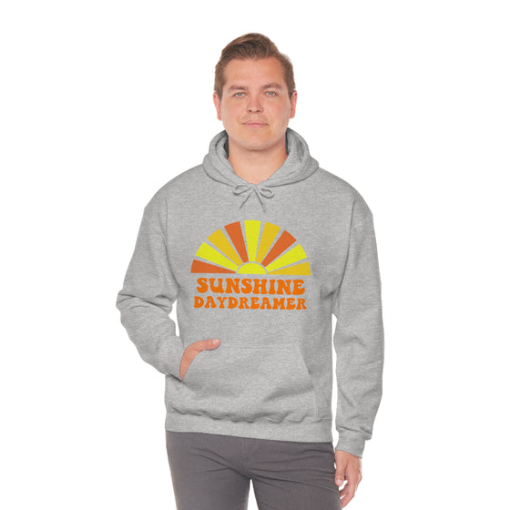 Chill Stitch – Sunshine Day Dreamer - Unisex Hooded Hoodie Sweatshirt – Embrace Your Vibe