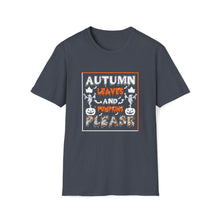  Halloween Shirt | Autumn Leaves And Pumpkins Please Shirt | Unisex Soft Style Tee T-Shirt