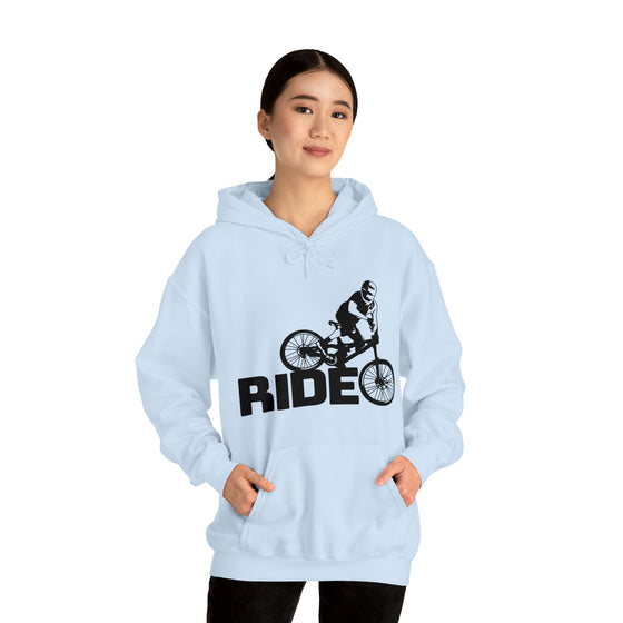 Bike Sweatshirt | MTB Mountain Bike Ride Biking | Unisex Hooded Hoodie Sweatshirt