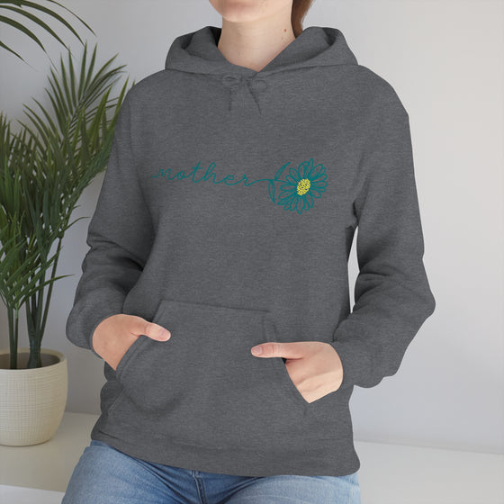 Chill Stitch – Mother Flower Stem - Unisex Hooded Hoodie Sweatshirt – Embrace Your Vibe