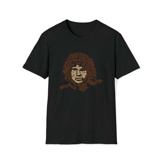 Jim Morrison Doors Music | Unisex Soft Style Tee T-Shirt | Embrace Your Vibe | Calligram Word Design