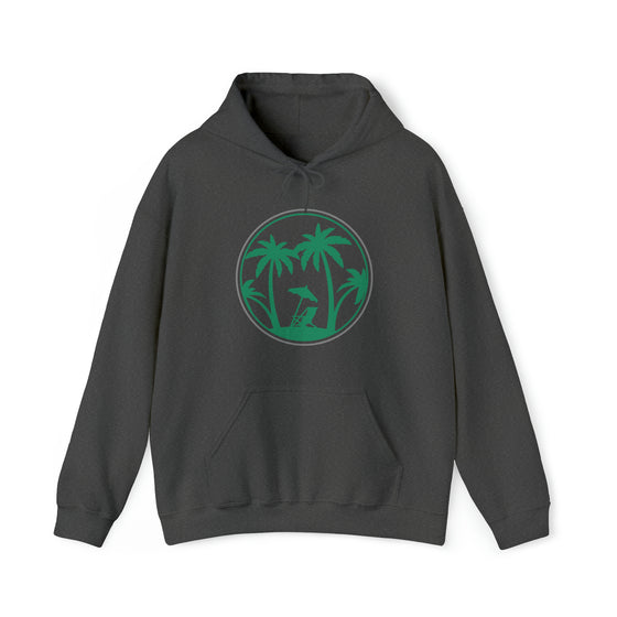 Beach Sweatshirt | Tree of Life Palm Beach | Unisex Hooded Hoodie Sweatshirt