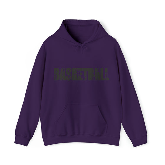 Basketball B-Ball Silhouette Sport | Unisex Hooded Hoodie Sweatshirt | Embrace Your Vibe