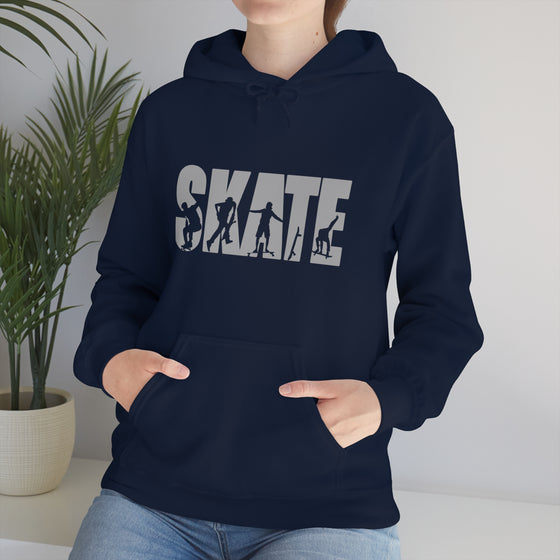 Chill Stitch – Skate Boarding Sport - Unisex Hooded Hoodie Sweatshirt – Embrace Your Vibe