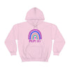 Chill Stitch – Mom Life Rainbow - Unisex Hooded Hoodie Sweatshirt – Embrace Your Vibe