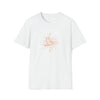 Abstract Mystical Bird Shapes V36  |  Unisex Soft Style Tee T-Shirt |  Embrace Your Vibe