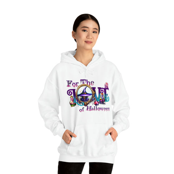 Halloween Sweatshirt |For The Love Of Halloween | Unisex Hooded Hoodie Sweatshirt