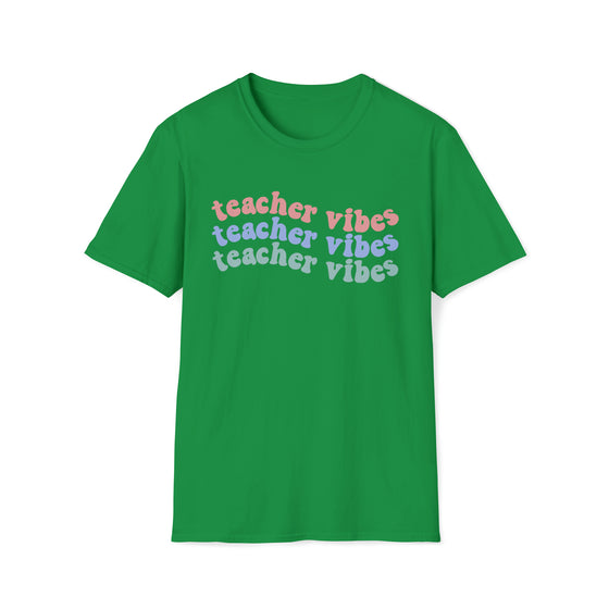 Teacher Life Shirt | Teaching Vibes | Unisex Soft Style Tee T-Shirt