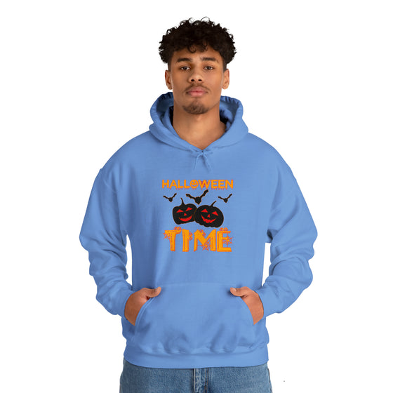 Halloween Sweatshirt | Pumpkin Time | Unisex Hooded Hoodie Sweatshirt | Embrace Your Vibe