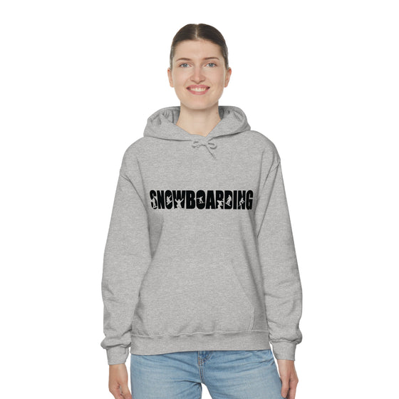 Chill Stitch – Snowboarding Sport - Unisex Hooded Hoodie Sweatshirt – Embrace Your Vibe