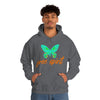 Chill Stitch – Free Spirit Butterfly - Unisex Hooded Hoodie Sweatshirt – Embrace Your Vibe