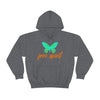 Chill Stitch – Free Spirit Butterfly - Unisex Hooded Hoodie Sweatshirt – Embrace Your Vibe