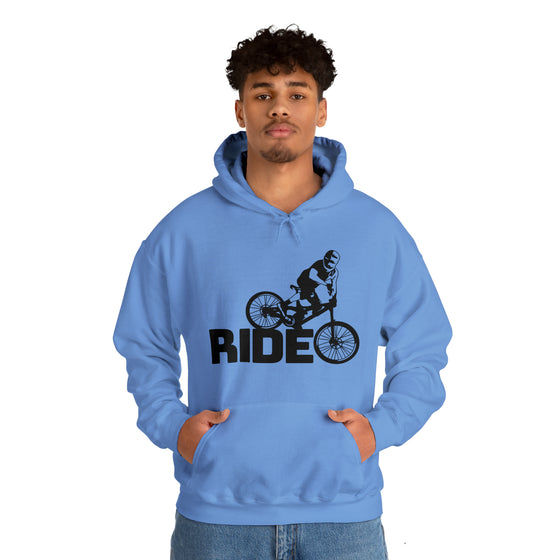 Bike Sweatshirt | MTB Mountain Bike Ride Biking | Unisex Hooded Hoodie Sweatshirt