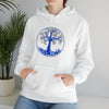 Beach Hoodie | Tree of Life Blues | Unisex Hooded Hoodie Sweatshirt