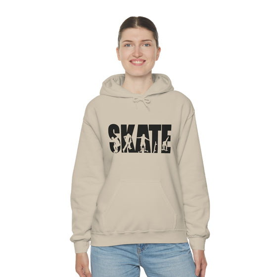 Chill Stitch – Skate Boarding Sport - Unisex Hooded Hoodie Sweatshirt – Embrace Your Vibe