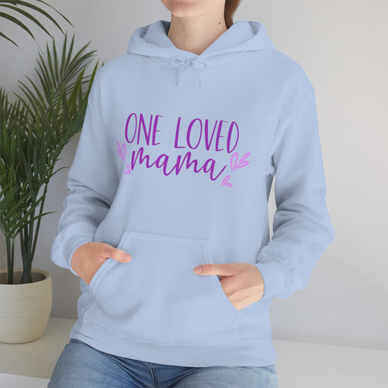 Chill Stitch – One Loved Mamma - Unisex Hooded Hoodie Sweatshirt – Embrace Your Vibe