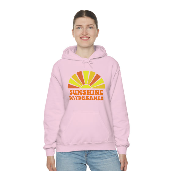Chill Stitch – Sunshine Day Dreamer - Unisex Hooded Hoodie Sweatshirt – Embrace Your Vibe