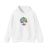 Lake Sweatshirt | Tree of Life Watercolor V4 Color Burst | Unisex Hooded Hoodie Sweatshirt