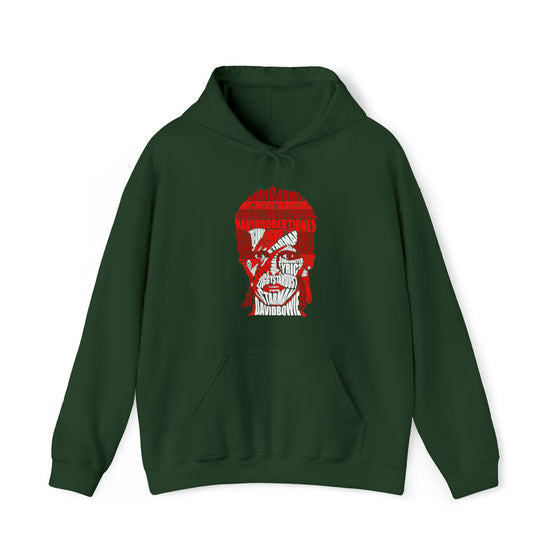 David Bowie | Unisex Hooded Hoodie Sweatshirt | Embrace Your Vibe | Calligram Word Design