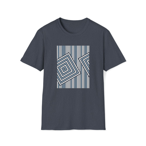 Abstract Woven Fabric Shapes V30 | Unisex Soft Style Tee T-Shirt | Embrace Your Vibe