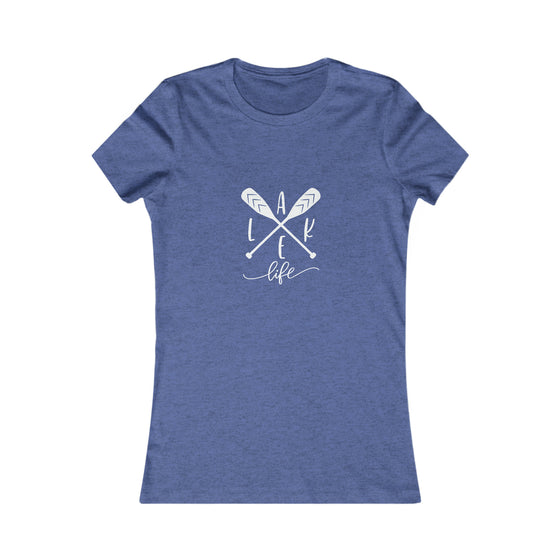Beach Lake Life Lake Oars | Women’s Bella Canvas T-Shirt | Soft Style Tee T-Shirt | Embrace Your Vibe