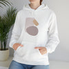 Abstract Shapes V19 Egg Blocks | Abstract | Minimalist | Modern  Unisex Hooded Hoodie Sweatshirt | Embrace Your Vibe