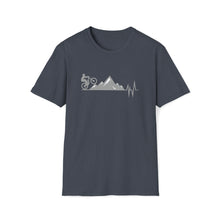  Bike Shirt | MTB Mountain Bike Heartbeat Mountain Biking | Unisex Soft style T-Shirt