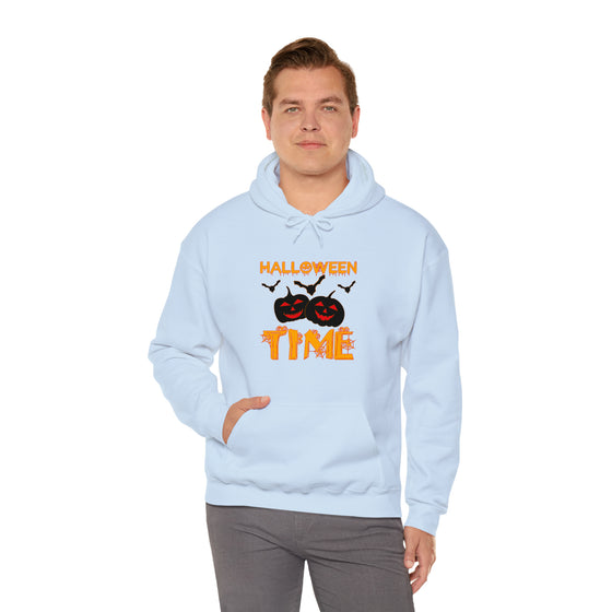 Halloween Sweatshirt | Pumpkin Time | Unisex Hooded Hoodie Sweatshirt | Embrace Your Vibe