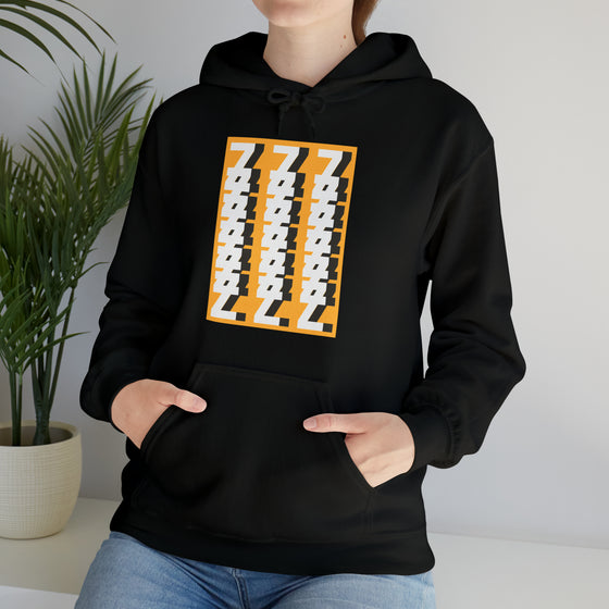 Abstract Shapes V1 Horizontal Scribe | Abstract | Minimalist | Modern  Unisex Hooded Hoodie Sweatshirt | Embrace Your Vibe
