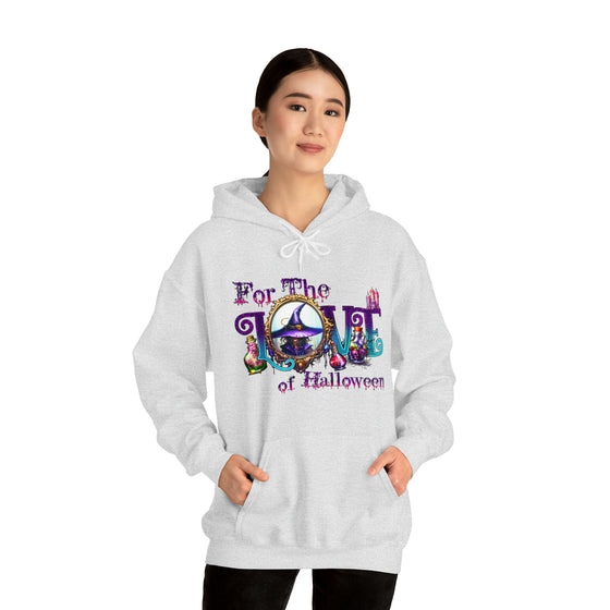 Halloween Sweatshirt |For The Love Of Halloween | Unisex Hooded Hoodie Sweatshirt