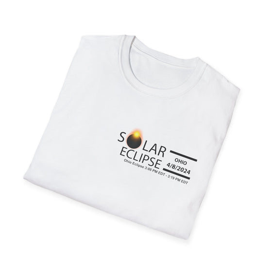 OHIO Total Solar Eclipses April 8  2024  Total Eclipse | Unisex Soft Style Tee T-Shirt | Embrace Your Vibe