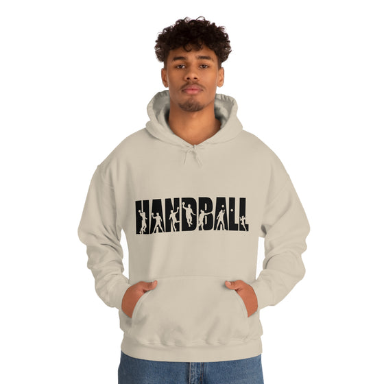 Chill Stitch – Handball Sport - Unisex Hooded Hoodie Sweatshirt – Embrace Your Vibe