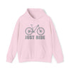 Bike Sweatshirt | MTB Mountain Bike Just Ride | Unisex Hooded Hoodie Sweatshirt