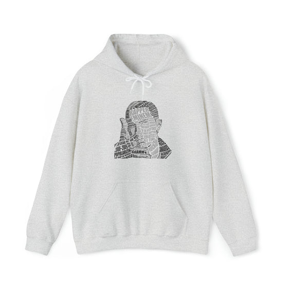 Eminem | Unisex Hooded Hoodie Sweatshirt | Embrace Your Vibe | Calligram Word Design