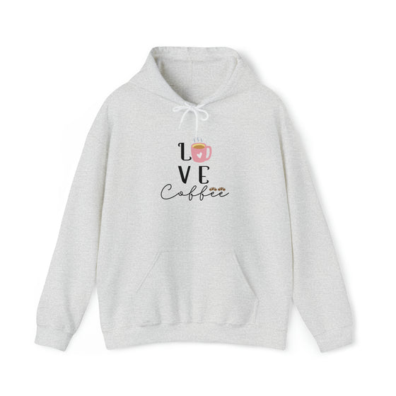 Love Coffee Sweatshirt | Coffee Latte Drink | Unisex Hooded Hoodie Sweatshirt