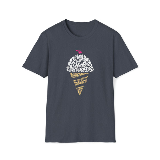 Ice Cream Shirt | Cone Dessert Delight | Abstract Unisex Soft Style Tee T-Shirt