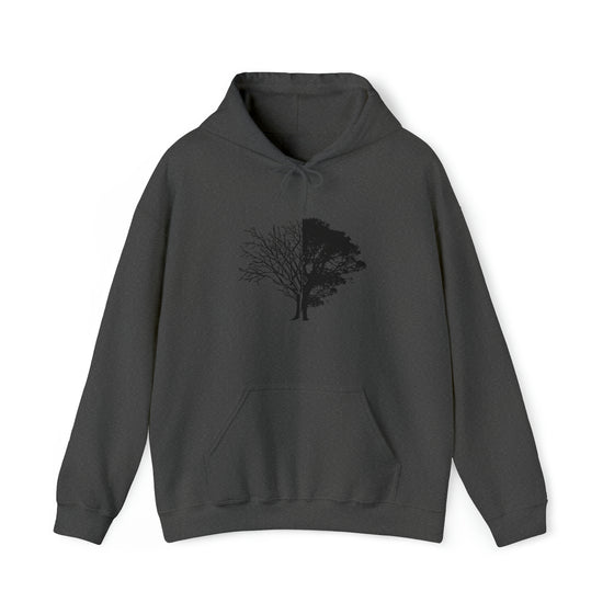 Tree Life Sweatshirt | Life And Death Tree | Abstract Unisex Hooded Hoodie Sweatshirt