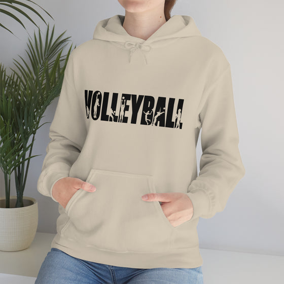 Chill Stitch – Volleyball Sport - Unisex Hooded Hoodie Sweatshirt – Embrace Your Vibe