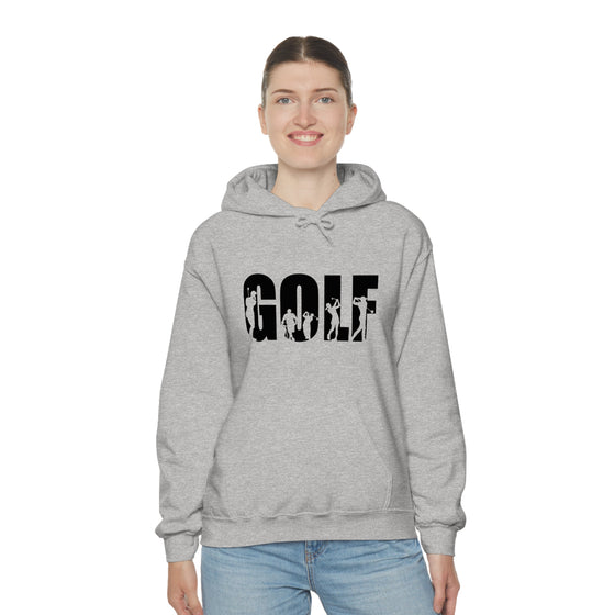 Chill Stitch – Golf Sport - Unisex Hooded Hoodie Sweatshirt – Embrace Your Vibe