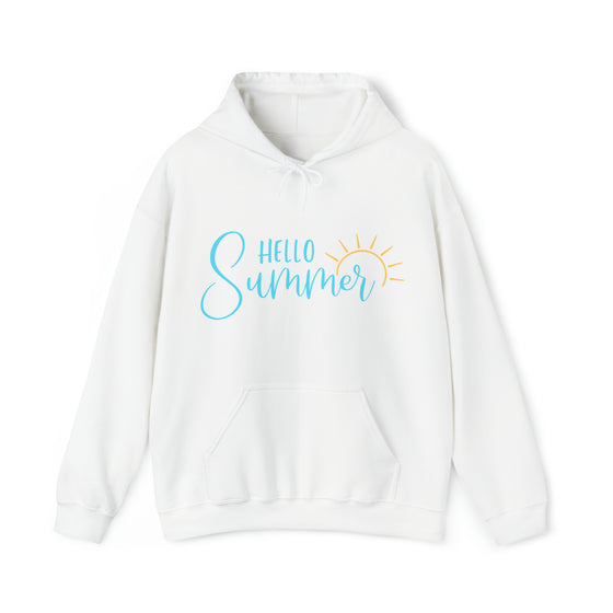 Summer Hoodie | Hello Summer | Unisex Hooded Hoodie Sweatshirt