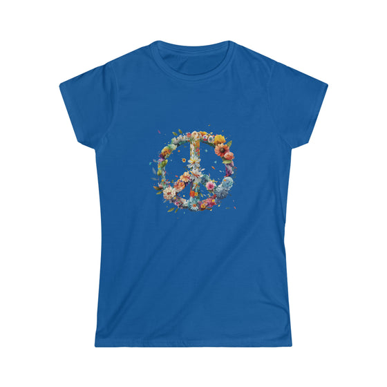 Watercolor Peace Symbol V3 | T-Shirt Tee Women's Soft style | Embrace Your Vibe