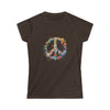 Watercolor Peace Symbol V3 | T-Shirt Tee Women's Soft style | Embrace Your Vibe