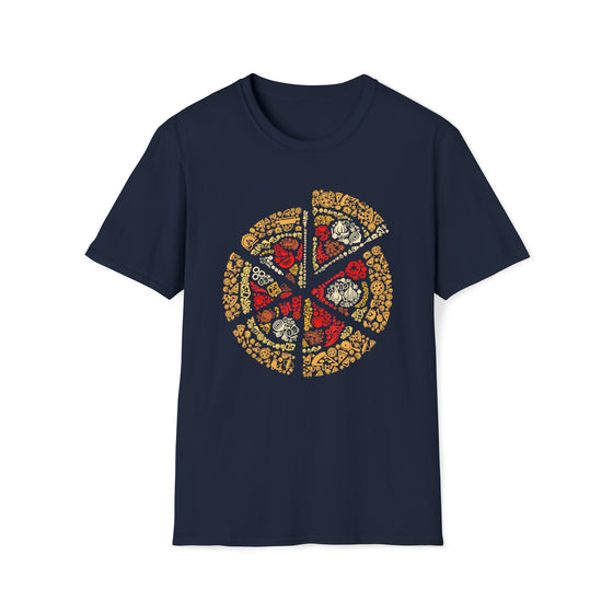 Pizza Slices Foodie Shirt | Abstract Unisex Soft Style Tee T-Shirt
