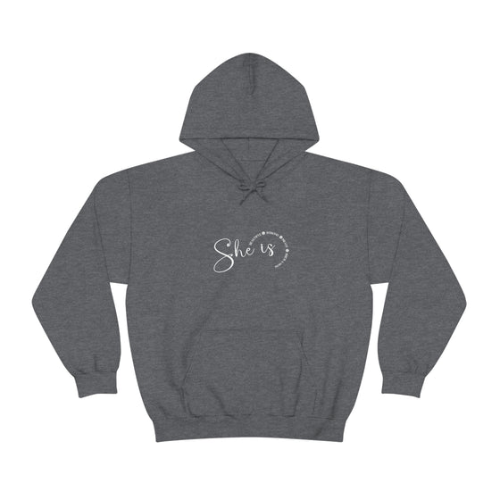 Chill Stitch – She Is Mom - Unisex Hooded Hoodie Sweatshirt – Embrace Your Vibe